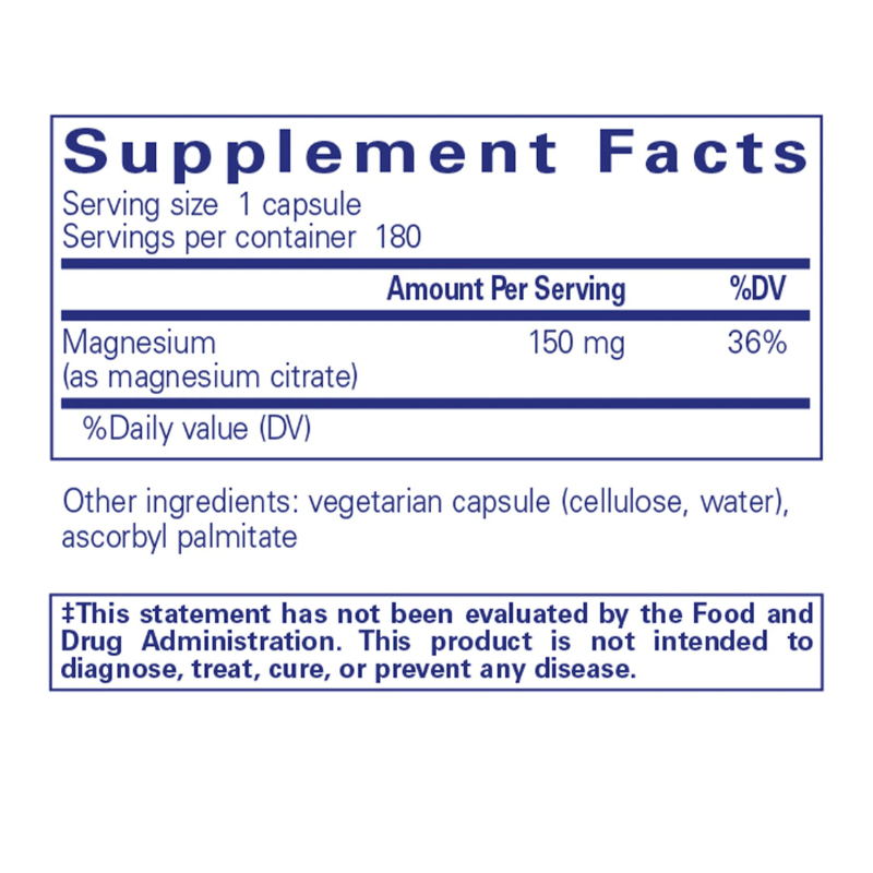 Magnesium (citrate)