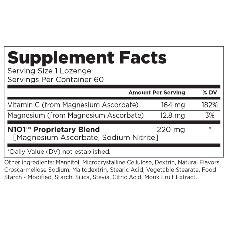 N1O1 Nitric Oxide Lozenge