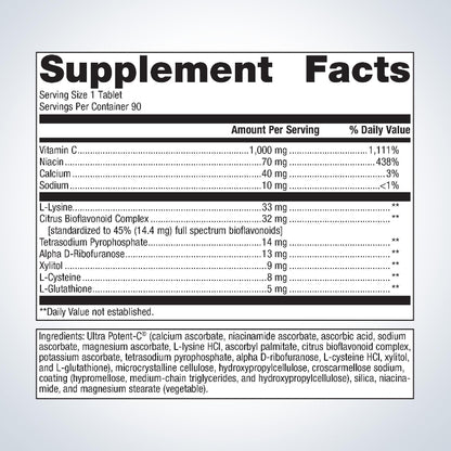 Ultra Potent C Supplement Facts